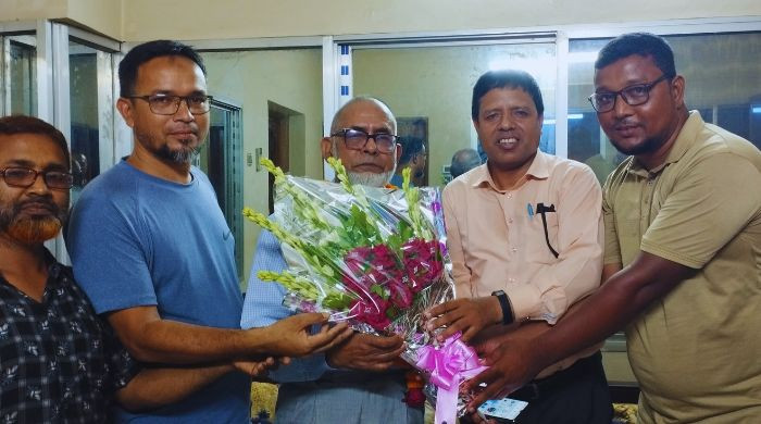 এবি পার্টির প্রতিষ্ঠাতা সোলায়মান চৌধুরীকে শুভেচ্ছা ও সংবর্ধনা প্রদান