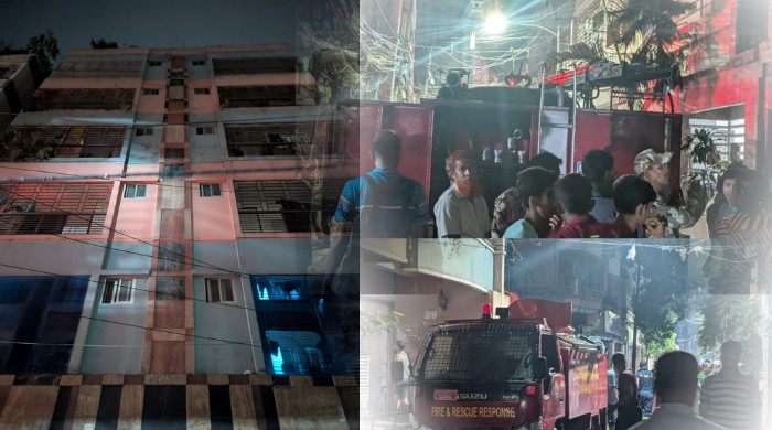 রাজধানীর বনশ্রীতে ভয়াবহ অগ্নিকান্ড