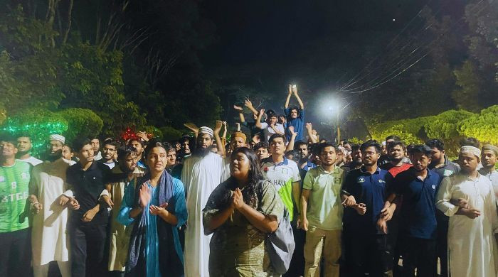 ফাঁসির দাবিতে ইবি শিক্ষার্থীদের  বিক্ষোভ