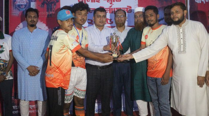 জুলাই স্মৃতি ফুটবল টূর্ণামেন্ট'র ফাইনাল খেলা ও পুরস্কার বিতরণ অনুষ্ঠিত