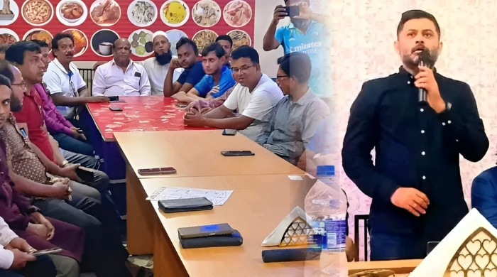 রাজাপুরে সাংবাদিকদের সাথে মতবিনিময় করেছেন ব্যারিস্টার মঈন ফিরোজী