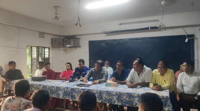 মুকসুদপুরে জলিরপাড়ের ঐতিহ্যবাহী মেলা উদযাপন উপলক্ষে মতবিনিময় সভা