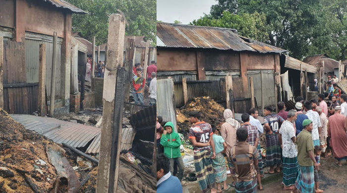 ভয়াবহ অগ্নিকান্ডে পুড়ে ছাই কুড়িগ্রামের বাজার