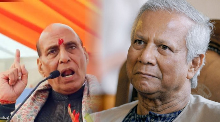 ড. ইউনূসকে শব্দ চয়নে ‘সতর্ক থাকার’ আহ্বান ভারতের প্রতিরক্ষামন্ত্রীর