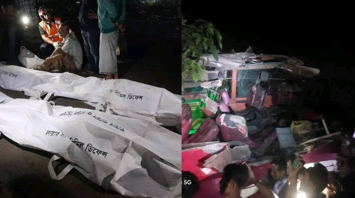 সীতাকুণ্ডে বাস খাদে পড়ে নিহত ৫