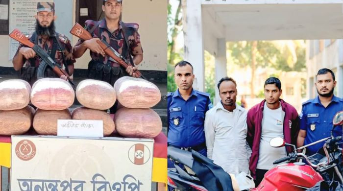 পৃথক অভিযানে গাঁজাসহ দুই মাদক ব্যবসায়ী গ্রেপ্তার