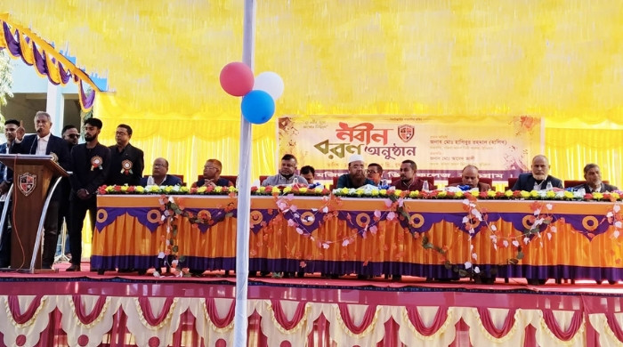 কুড়িগ্রামে মজিদা আদর্শ ডিগ্রী কলেজে নবীন বরণ অনুষ্ঠিত