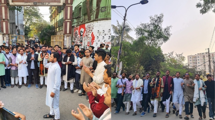 ওসমান হাদীর উপর দুর্বৃত্তদের হামলার প্রতিবাদে জবিতে বিক্ষোভ মিছিল