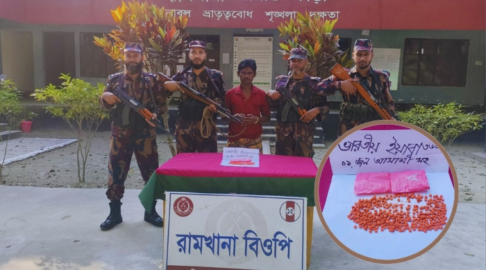 নাগেশ্বরী সীমান্তে ৩৬০ পিস ইয়াবাসহ চোরাকারবারি আটক