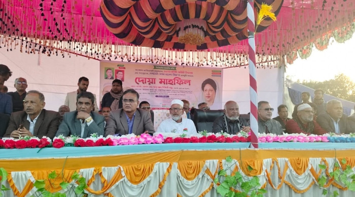 নিয়ামতপুরে কৃষক দলের প্রতিষ্ঠা বার্ষিকী ও বেগম খালেদা জিয়ার রোগ মুক্তি কামনায় দোয়া মাহফিল