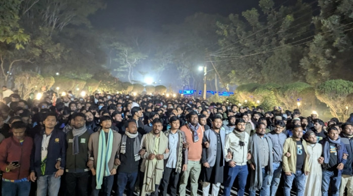 "যে ভারত খুনি পালে সে ভারত ভেঙে দাও" স্লোগানে উত্তাল ইবি