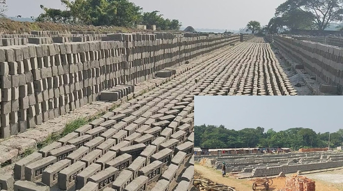 ঝালকাঠিতে প্রশাসনের অভিযানের পর আবারও চালু অবৈধ ইটভাটা