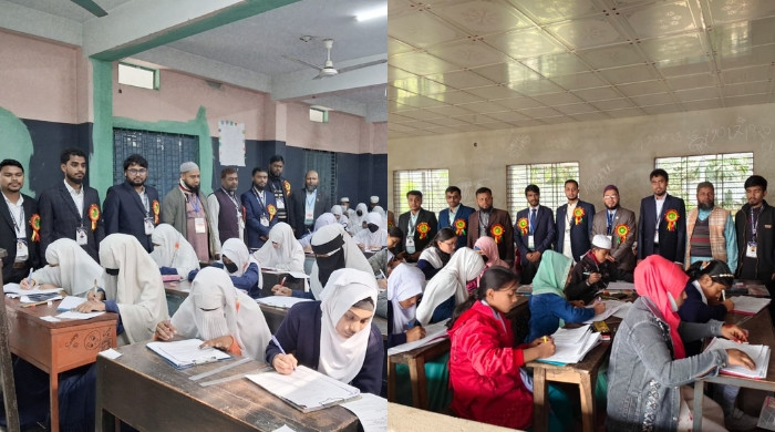 বগুড়ায় দ্যা ব্রিলিয়ান্টস্ ফাউন্ডেশনের বৃত্তি পরীক্ষা অনুষ্ঠিত