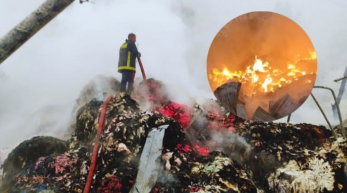গাজীপুরে ঝুট গোডাউনে ভয়াবহ আগুন