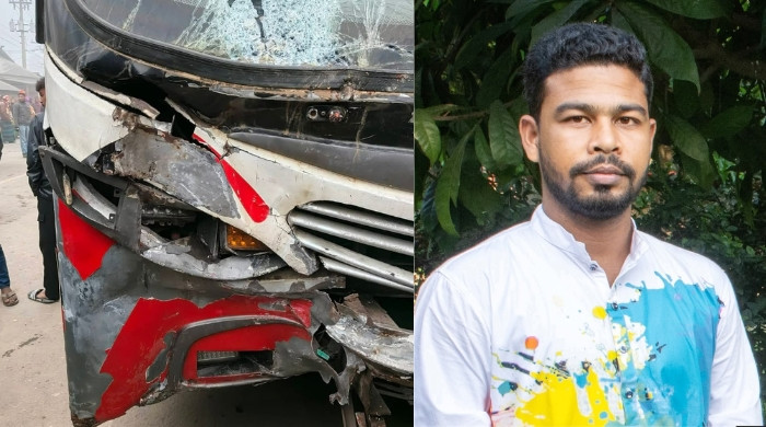 কুড়িগ্রামে ঢাকাগামী নাইট কোচ-মোটরসাইকেলের মুখোমুখি সংঘর্ষে যুবকের মৃত্যু