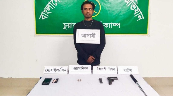 চুয়াডাঙ্গা জীবননগর বিদেশি পিস্তলসহ আটক এক ব্যবসায়ী