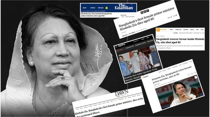 বিশ্ব গণমাধ্যমে খালেদা জিয়ার মৃত্যুর সংবাদ
