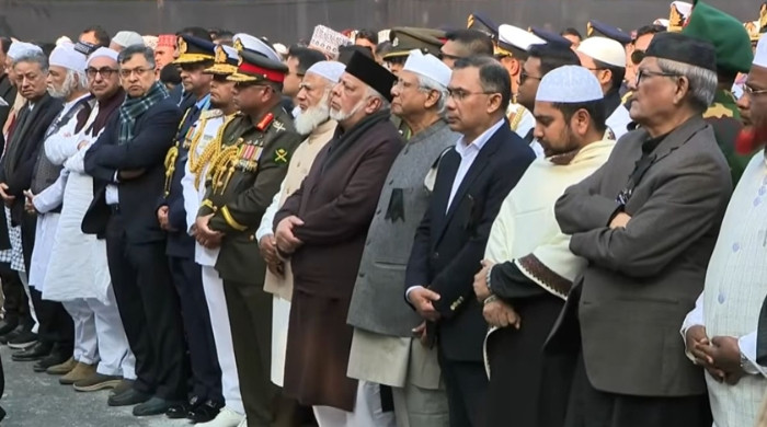 গনজোয়ারে খালেদা জিয়ার জানাজা অনুষ্ঠিত