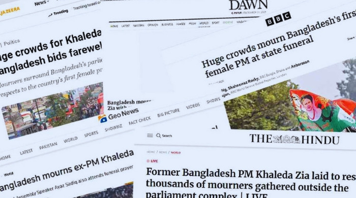 বিশ্ব গণমাধ্যমে খালেদা জিয়ার জানাজার খবর প্রকাশ