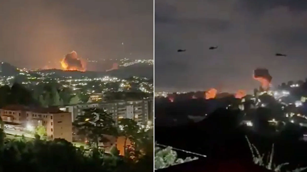 ভেনেজুয়েলার সামরিক স্থাপনায় হামলার নির্দেশ দিয়েছেন ট্রাম্প, কারাকাসে বিস্ফোরণ