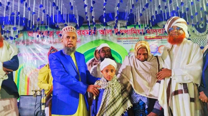 নান্দাইলে ১৫ মাসে কোরআনের হাফেজ হলেন সোলাইমান ইসলাম