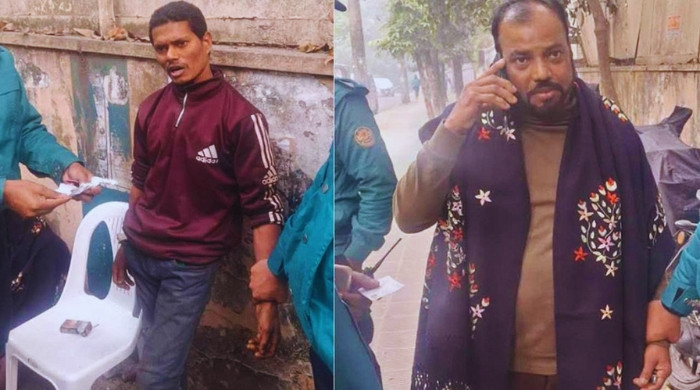 তারেক রহমানের বাসার সামনে থেকে সন্দেহভাজন দুইজন আটক