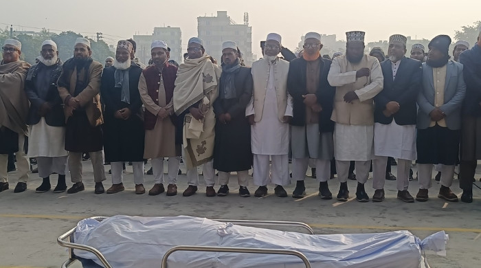 কুষ্টিয়া জেলা জামায়াতের আমীর অধ্যাপক আবুল হাশেমের দাফন সম্পূর্ণ