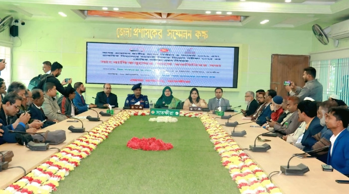 জাতীয় সংসদ নির্বাচনসহ সাতক্ষীরার বিভিন্ন বিষয় নিয়ে সাংবাদিকদের সঙ্গে মতবিনিময় সভা