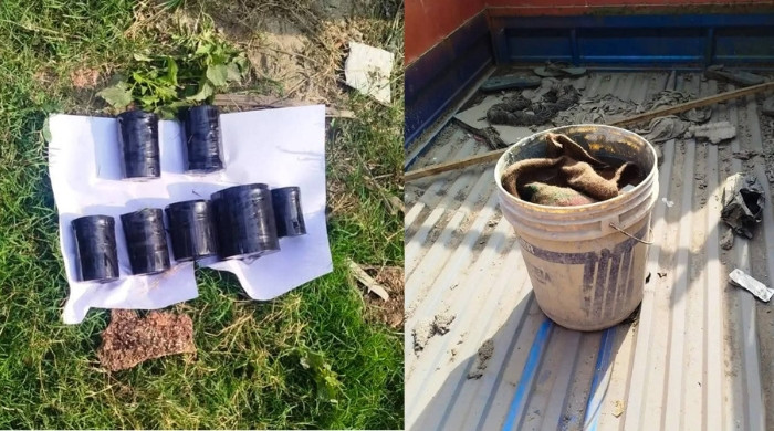 ফরিদপুরে ককটেল সদৃশ ৭ বস্তু উদ্ধার, শহর জুড়ে উৎকণ্ঠা