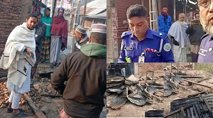 পুড়িয়ে দেওয়া হয়েছে জামায়াতে ইসলামীর অফিস