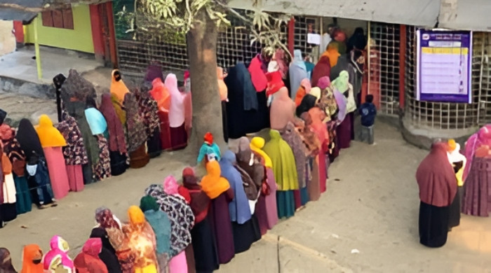 ভালুকায় শান্তিপূর্ণ পরিবেশে চলছে ভোটগ্রহণ